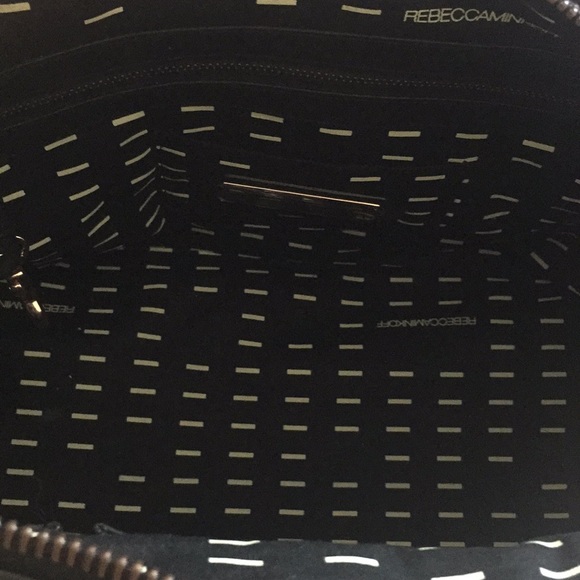 Rebecca Minkoff: Black leather & rose gold bag - Picture 4 of 8